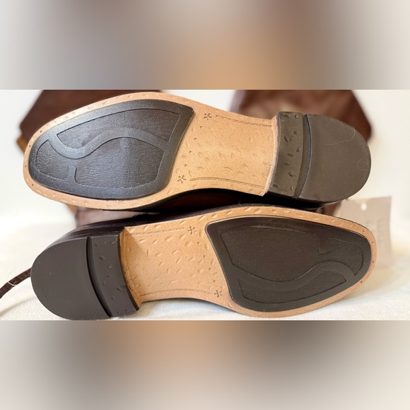 Franco Sarto Women’s Meyer Wide Calf Knee High Dark Brown Leather Boot Size 8.5 - Picture 14 of 15